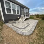 Custom-designed patio installation for VA backyard
