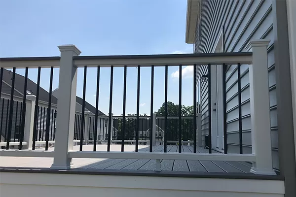 Concrete Railing Hd HD Railing Options | HD Decks & Exteriors