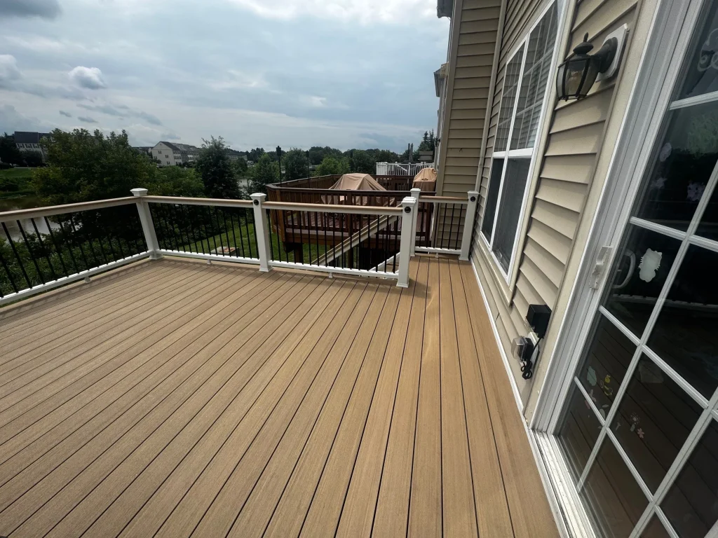 Azek weathered teak decking