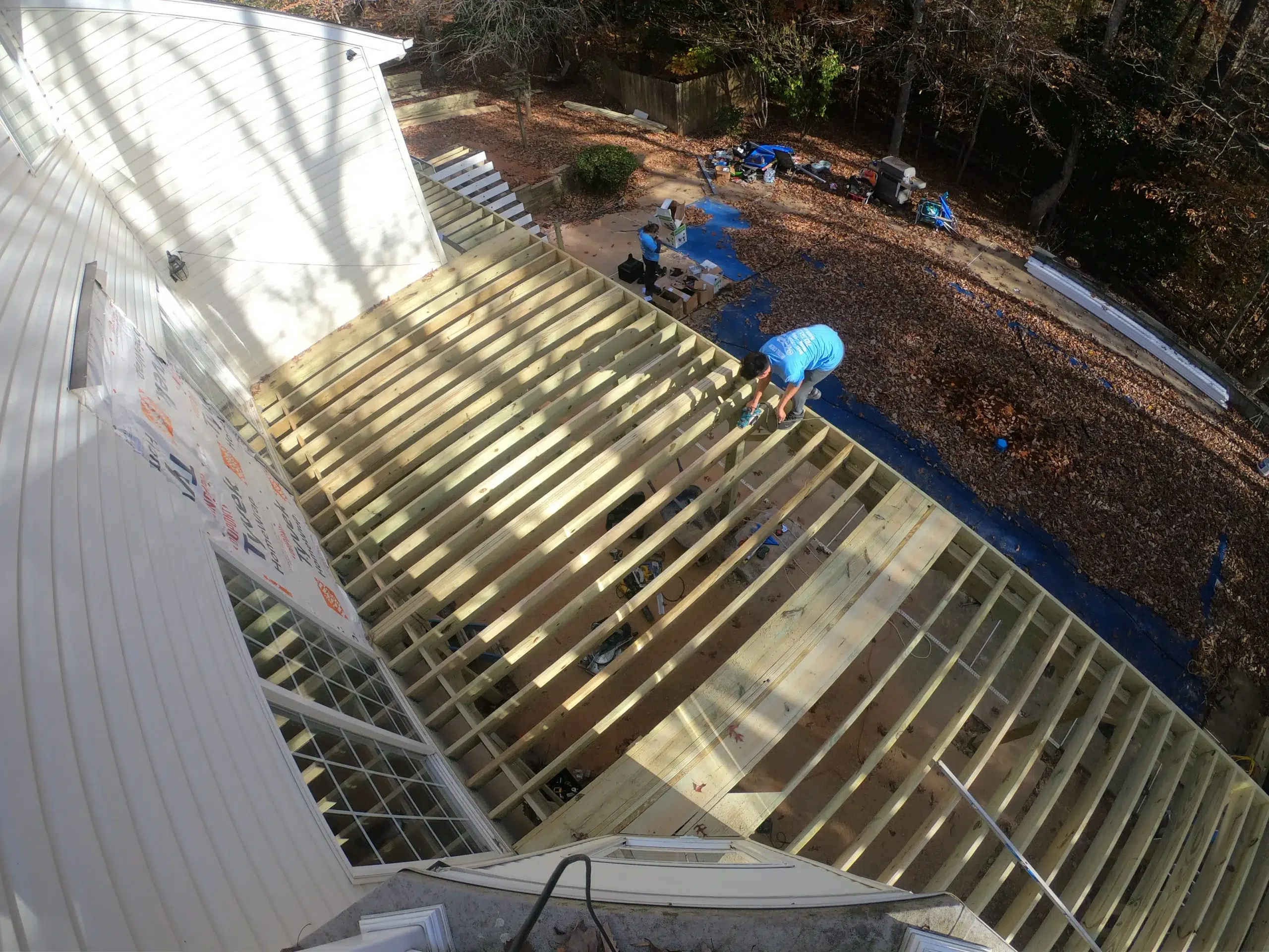 Deck Framing Installation
