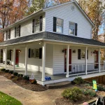 Porch with roof