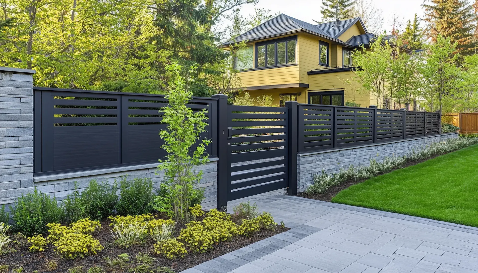Aluminum fence