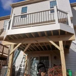 Deck frame view