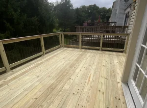Pressure Treated Wood Deck